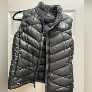 The North Face black puffer vest. Size Small. Like New!